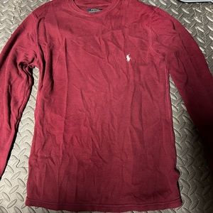 Long Sleeve Polo Sweatshirt